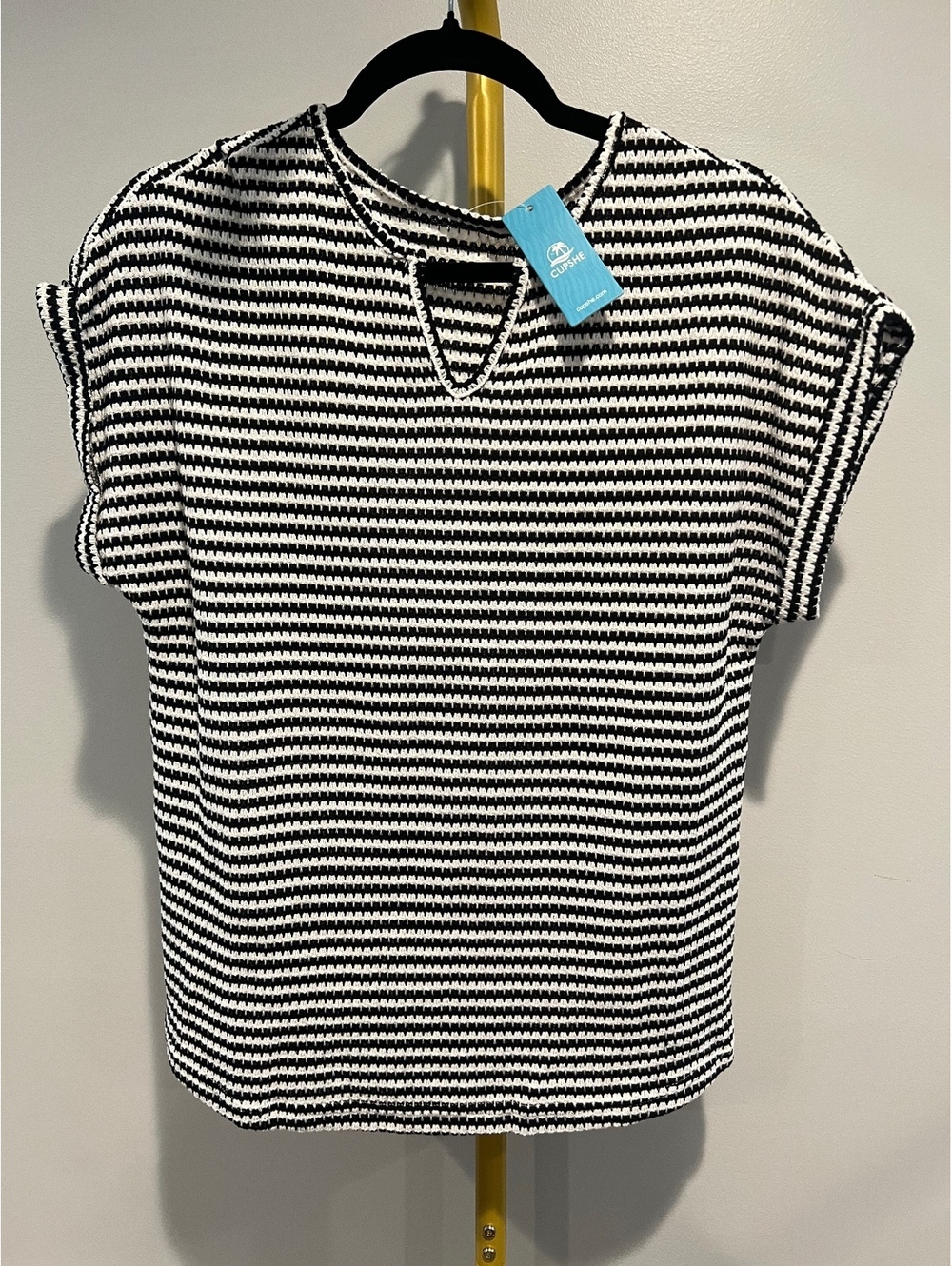 NWT CUPSHE Knot Stripe Top